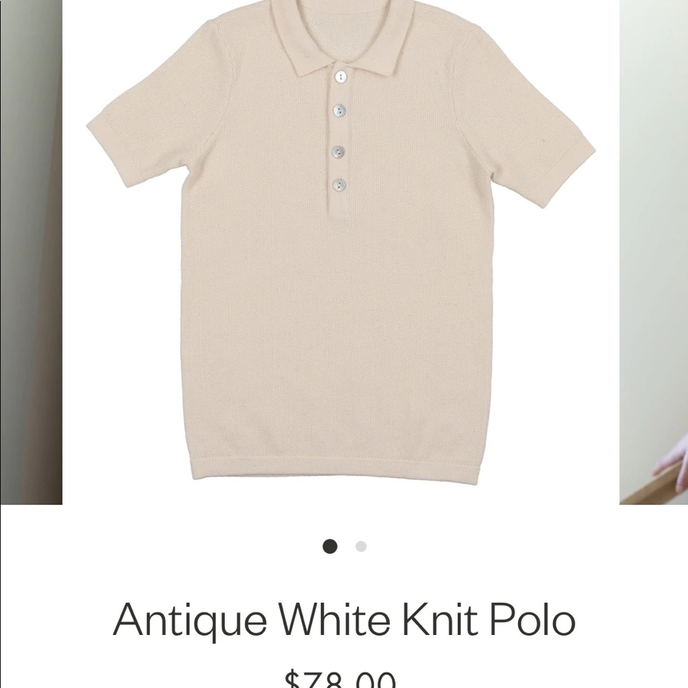 Cocoblanc never worn thin knit shirt